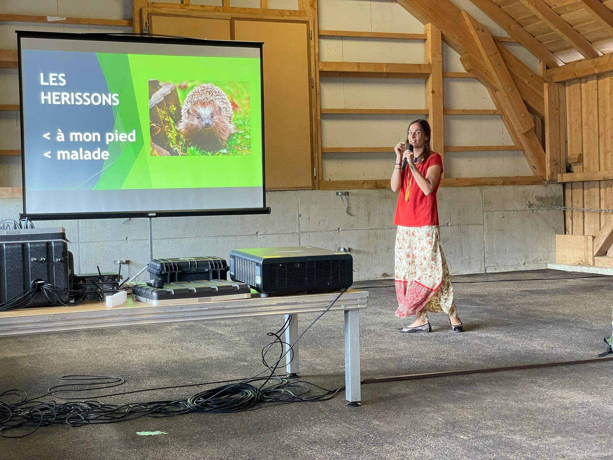Conférence sur les animaux qui viennent à moi pour un soin